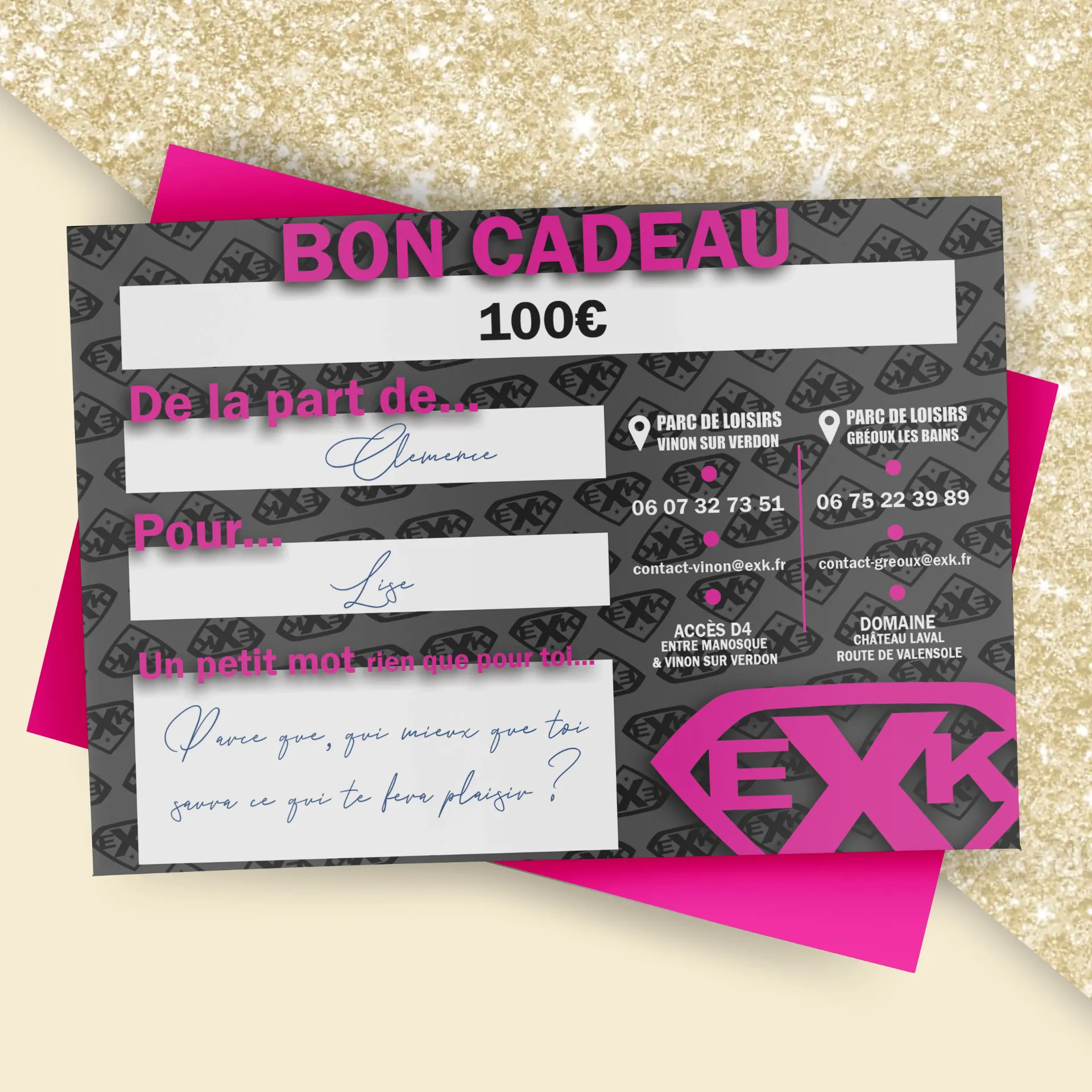 Bon cadeau - Pass Évasion